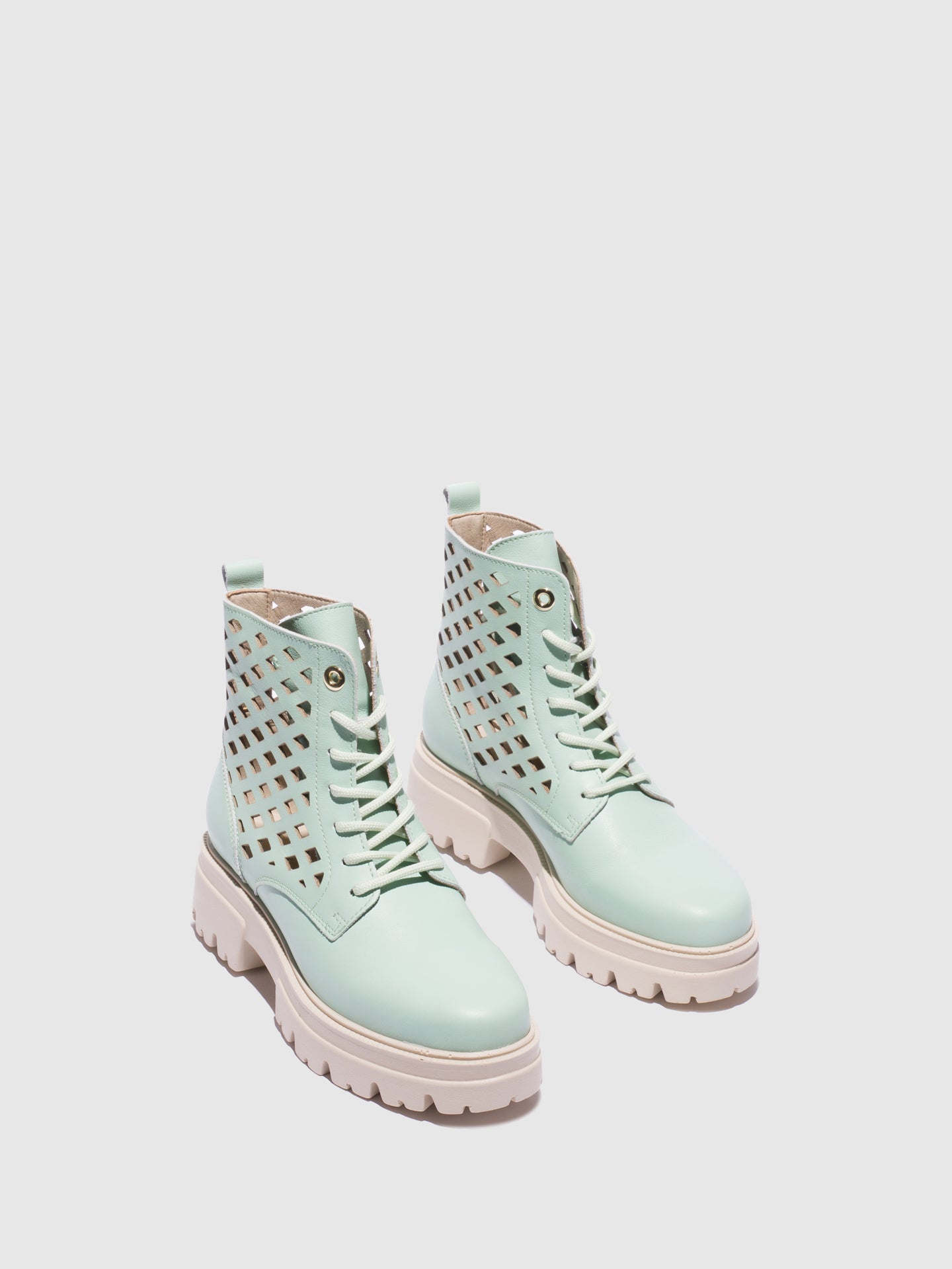 Foreva Botins com Atacadores em Verde